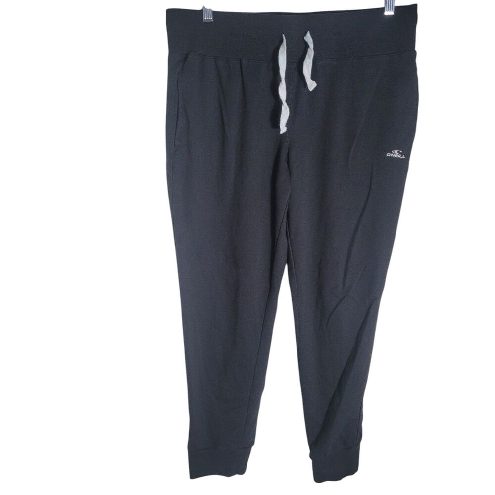 O'neill Jogger Sweatpants Women's Size XL Black Casual Comfy Beach Loungewear